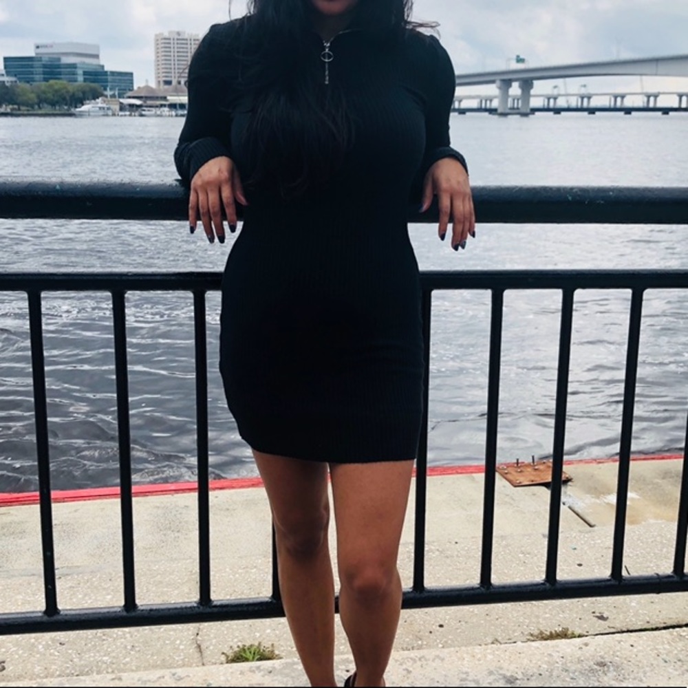 Top Shop Turtle Neck Dress - Picture 6 of 6